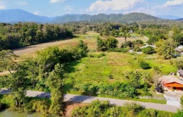 ขายที่ดินแปลงสวยราคาถูก ติดถนนลาดยาง ไฟฟ้า น้ำพร้อม มีวิวเขา วิวทุ่งนา ติดลำห้วยแม่ป๋อง