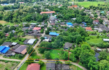 ขายที่ดิน ติดถนนสองด้าน ไฟน้ำพร้อม ไม่เปลี่ยว เหมาะสร้างบ้านขาย หรือแบ่งขาย